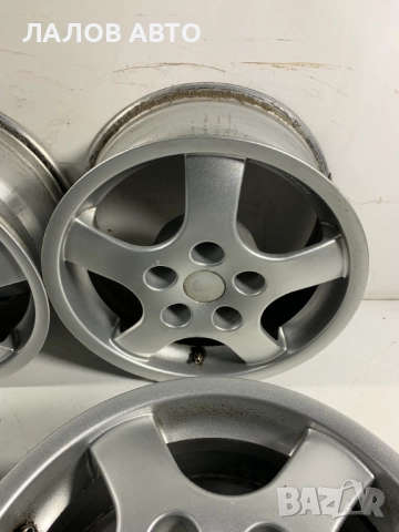 Алуминиеви джанти BORBET 15 цола 5х112 7j Et18 ц.о. 74 , снимка 4 - Гуми и джанти - 52369159