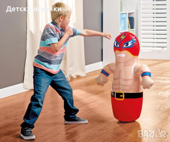 Надуваема играчка боксова круша INTEX 3-D Bop Bags, 91 х 51 см