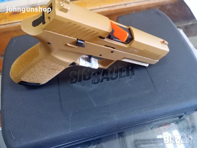 Газов пистолет Sig Sauer P320 TAN 9mm P.A.K., снимка 2 - Газово оръжие - 42429790