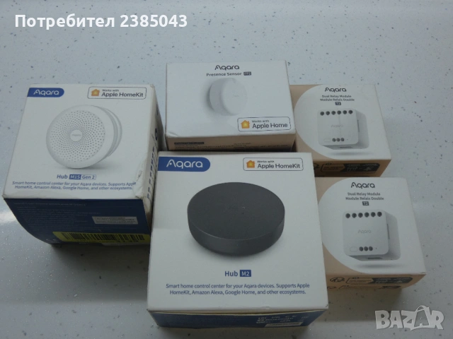 Aqara Smart Hub, Сензор, Реле, Smart Home, Умен дом