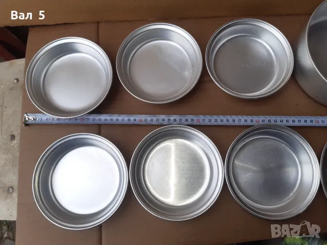 Стар туристически комплект за хранене СССР - съдове 9 броя, снимка 2 - Антикварни и старинни предмети - 50169855