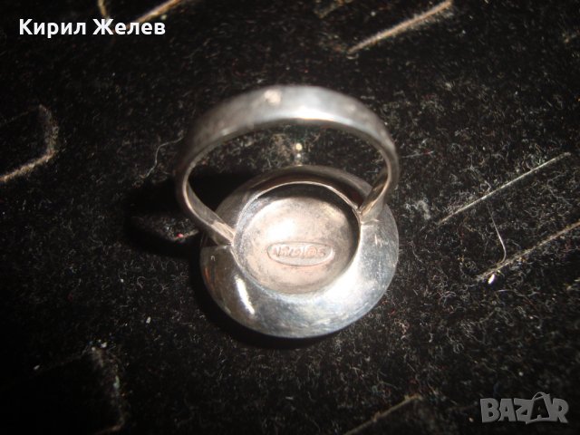 NIKOL@S 925 НИКОЛАС СРЕБЪРЕН АВТОРСКИ АРТ ДИЗАЙНЕРСКИ МАРКОВ ПРЪСТЕН СРЕБРО 925 УНИКАТ 17632, снимка 7 - Пръстени - 31557207