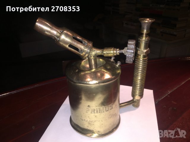 бензинова лампа, снимка 2 - Антикварни и старинни предмети - 30327413