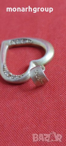 Сребърна висулка, снимка 4 - Колиета, медальони, синджири - 42516028