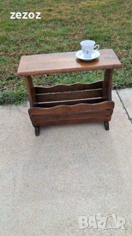 Поставка за вестници с масичка №167, снимка 2 - Маси - 49463641