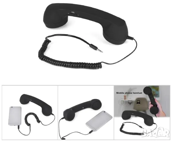 Смартфон Телефонна Слушалка за Телефон iPhone iPad Android Мобилни Телефони с 3.5" Букса Type-C USB, снимка 2 - Други - 49079773