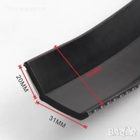 Спойлер самурай за броня 2352-1 червенкарбон, жълт, син, жълткарбон, снимка 3 - Аксесоари и консумативи - 49337763