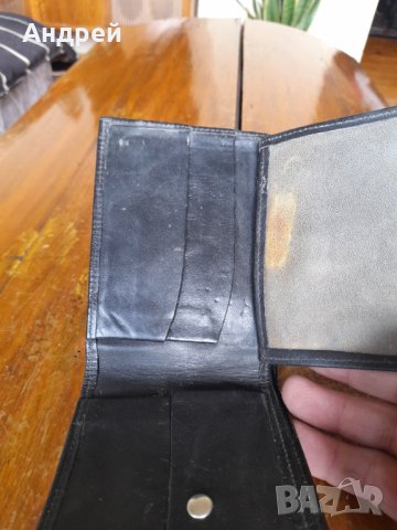 Стар портфейл,портмоне Чайка, снимка 5 - Антикварни и старинни предмети - 40336893