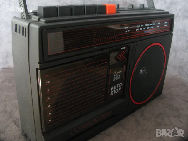 CONDOR 2 000 Радиокасетофон Отличен, снимка 3 - Радиокасетофони, транзистори - 50417757