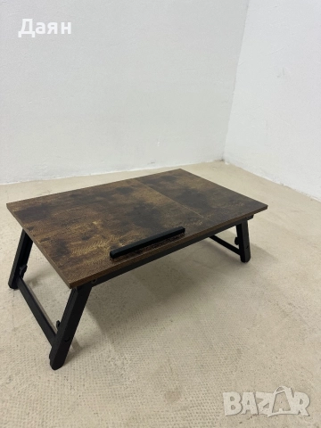 Бюро за лаптоп за легло, диван, поднос за закуска SONGMICS, снимка 5 - Бюра - 52711355