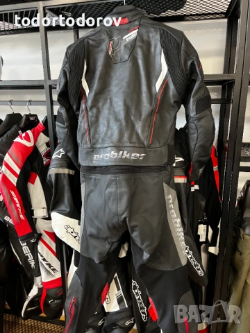 Kожен мото екип PROBIKER PRX- ,2 части 52-M/L,всички протектори,като нов 293.37 лв. / 150 €, снимка 5 - Аксесоари и консумативи - 54104861