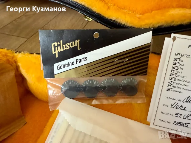 2023 Gibson Custom Shop Les Paul Custom 1957 Reissue, снимка 7 - Китари - 56081296