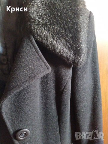Черно палто, 40 (М), снимка 4 - Палта, манта - 31586973