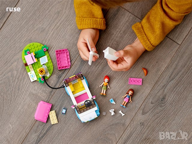 НОВИ! LEGO® Friends 41443 Електрическа кола на Olivia, снимка 10 - Конструктори - 40413416