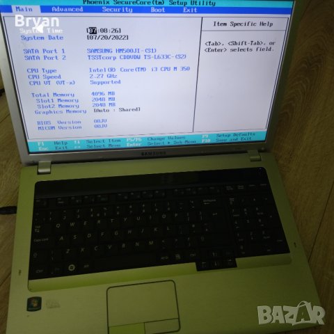 Samsung R730 - 17.3 инча лаптоп  core i3, снимка 2 - Лаптопи за работа - 37449766