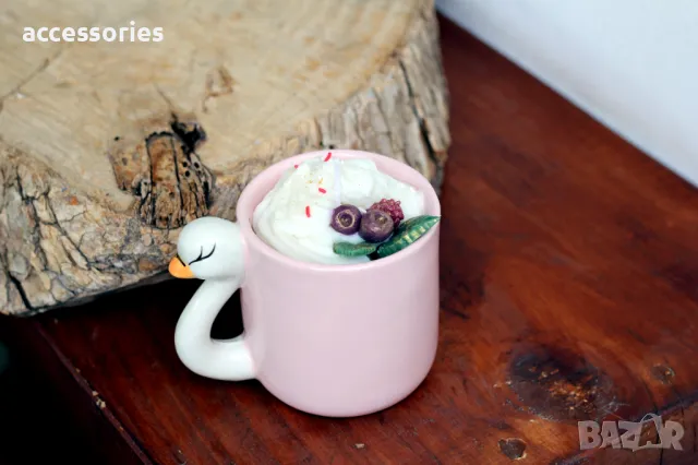 ръчно изработена свещ "Нежност"