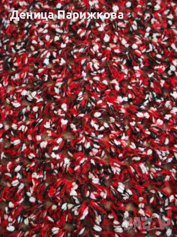 Ръчно плетен триъгълен шал модел „Верона“, снимка 5 - Шалове - 52750409