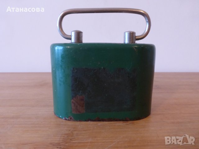 Метална касичка ДСК тъмно зелена