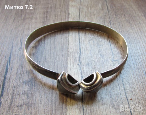 дамска сребърна гривна - 5, снимка 6 - Гривни - 32106717