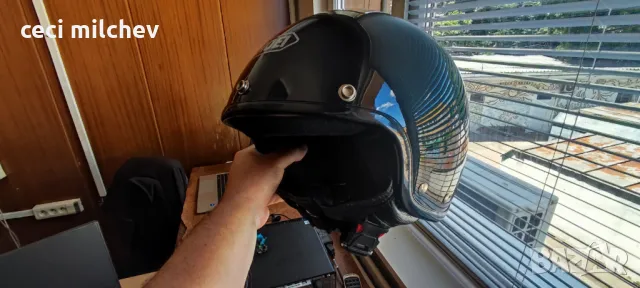 Продавам какска за мотор SHOEI в отлично състояние и очила., снимка 9 - Аксесоари и консумативи - 50299821