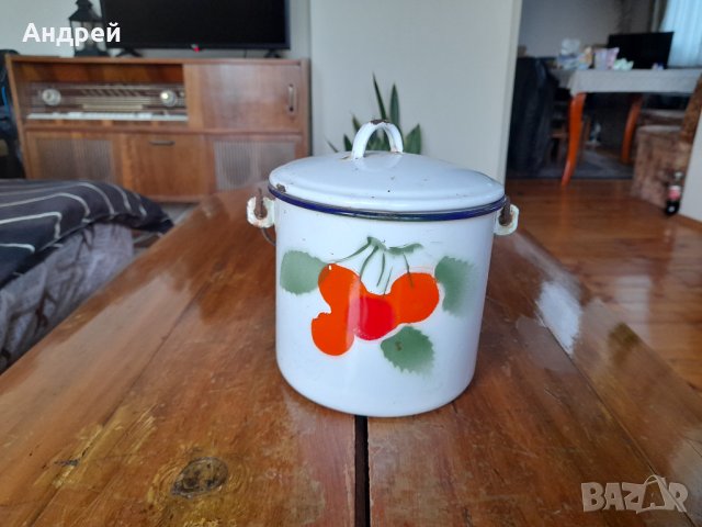 Стара емайлирана котленка #10