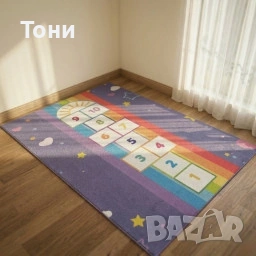 Детски килим за игра 120х160см - Различни дизайни, Противоплъзгащ и миещ се, снимка 10 - Спално бельо и завивки - 53881290