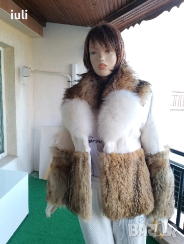 черен петък патенце естествен косъм. ръкавите се свалят и може да се носи като елек 