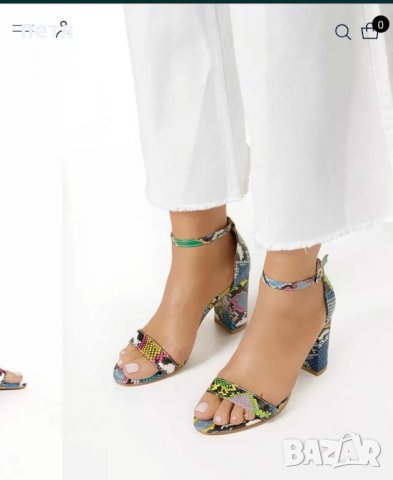 Дамски сандали с ток