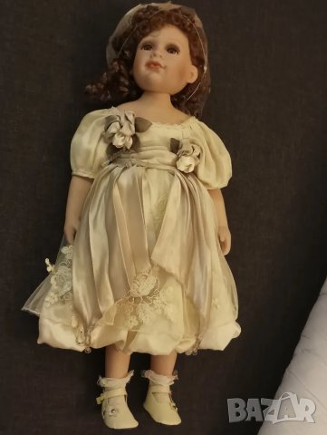 Ръчно изработена керамична,кукловодна кукла 60 см. , снимка 3 - Кукли - 47547470