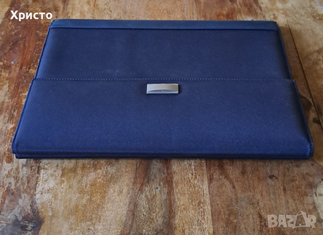 чанта папка луксозна за документи синя Марксман Marksman Размер А4, снимка 10 - Ученически пособия, канцеларски материали - 52349682