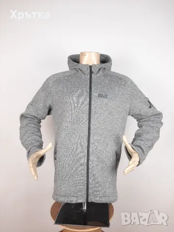 Jack Wolfskin Fleece Jacket - Оригинално мъжко поларено яке р-р L, снимка 3 - Спортни дрехи, екипи - 48551389