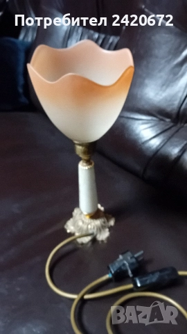 ретро  лампа  барок