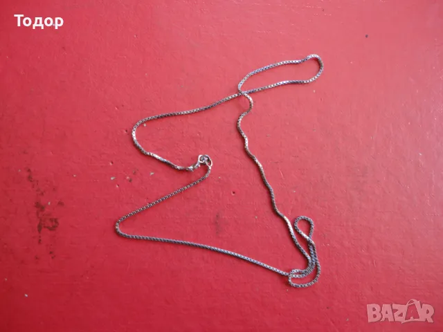 Страхотна сребърна верижка колие 925 А, снимка 4 - Колиета, медальони, синджири - 47463305