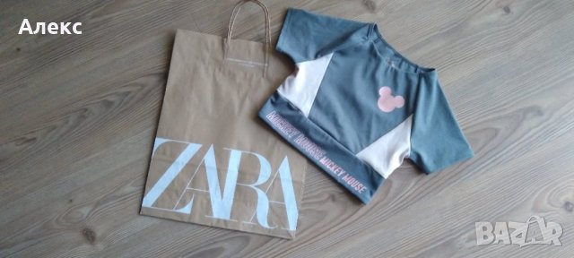 Zara Disney - бюстие 9-10г, снимка 1 - Детски тениски и потници - 42504398