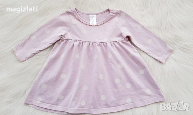 Рокля за бебе H&M 3-6 месеца , снимка 4 - Бебешки рокли - 36485631