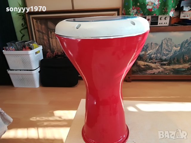 ЧЕРВЕНА ТАРАМБУКА 43СМ ВНОС СИРИЯ 1711221424, снимка 6 - Ударни инструменти - 38704643