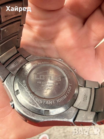 Часовник Arctos 17 камъка и Lotus Chrono Bike , снимка 7 - Мъжки - 55875217