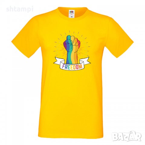 Мъжка тениска Freedom Pride,Прайд,Празник.Повод,Изненада, снимка 13 - Тениски - 37102324
