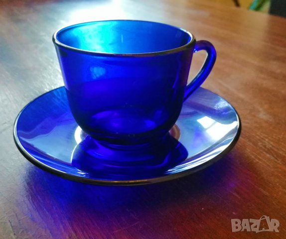 Сервиз за кафе - ARCOROC COBALT BLUE, снимка 2 - Сервизи - 39533582