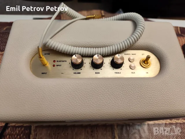 Bluetooth колонка Marshall Acton Cream, снимка 2 - Bluetooth тонколони - 56272880