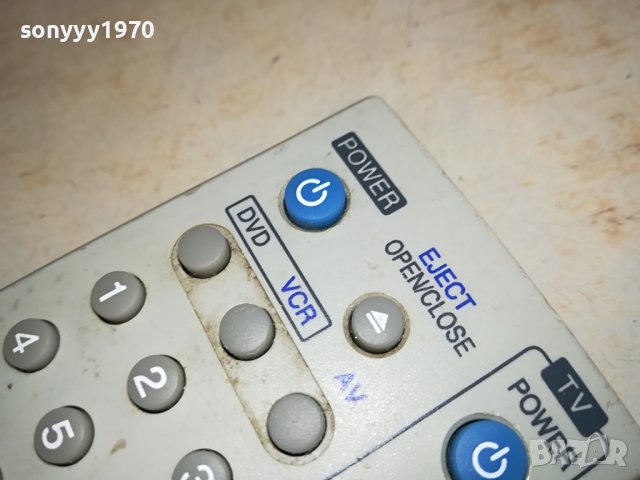 LG DVD/VCR REMOTE CONTRIL-ВНОС SWISS 0802241052, снимка 17 - Дистанционни - 44192290