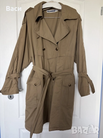 JIL SANDER оригинален тренч,палто, снимка 6 - Палта, манта - 56152075