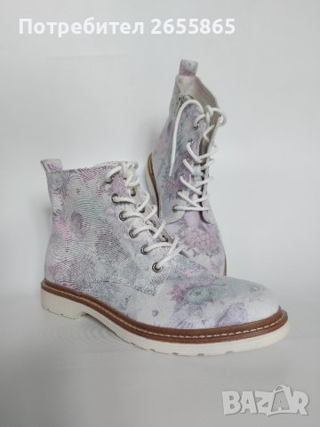 Боти с флорален мотив р.39, снимка 1