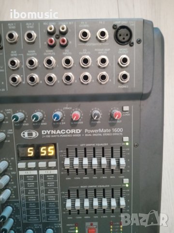 Dynacord Power Mate 1600-2 Pult Mixer Динакорд Пулт, снимка 7 - Ресийвъри, усилватели, смесителни пултове - 39072788