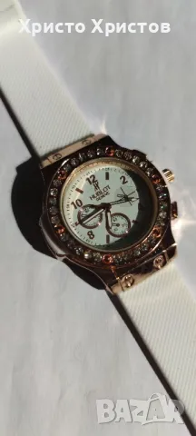 Дамски луксозен часовник HUBLOT Gold Edition Limited , снимка 8 - Дамски - 47362362