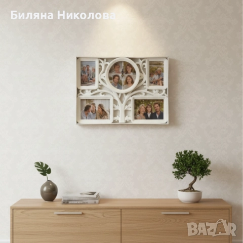 Рамка за снимки с часовник 2 в 1 - Дървото на живота, снимка 6 - Декорация за дома - 52573480