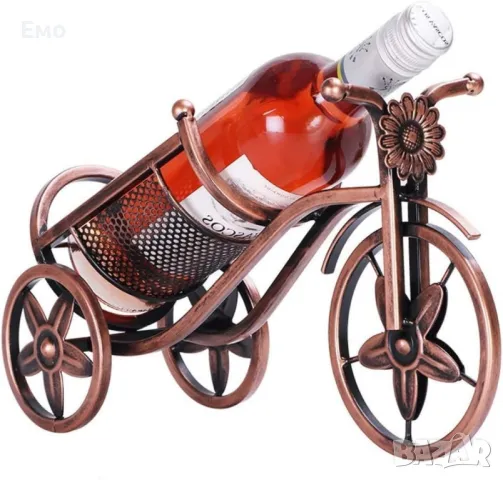 Метална поставка за вино Колело, снимка 8 - Декорация за дома - 48458684