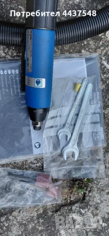 НОВА Пневматична права шлифовалка PFERD PGAS 5/180 HV (Прав шлайф / Бормашина), снимка 4 - Бормашини - 56144847