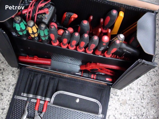 PARAT - Made in Germany - Куфар за Инструменти от телешка естественна кожа !!! ИЗПОЛЗВАН!!! GERMANY!, снимка 3 - Куфари с инструменти - 29572346