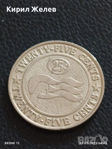 Два жетона токен за игрално казино PRINCESS,BALLY за КОЛЕКЦИЯ ДЕКОРАЦИЯ 26143, снимка 3 - Колекции - 51464233